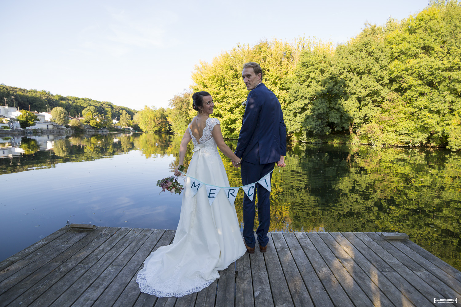 faire-part de remerciements mariage carte de remerciements Merci thank you photographe Bordeaux Sébastien Huruguen